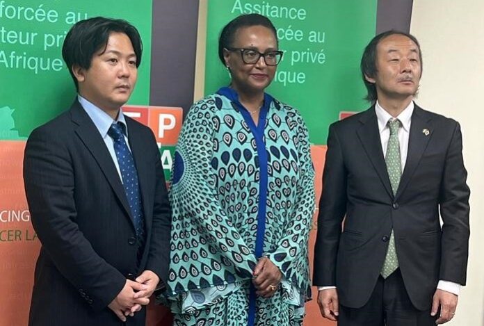 African Development Bank and Japan sign agreement.