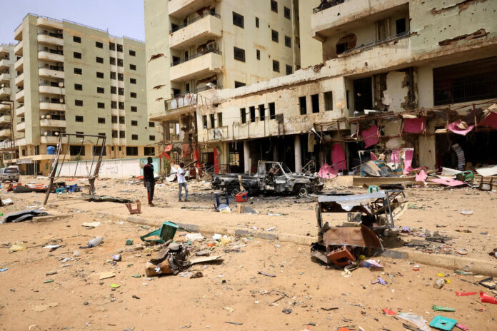 Khartoum has been ravaged by the recent fighting. | Photo Reuters.