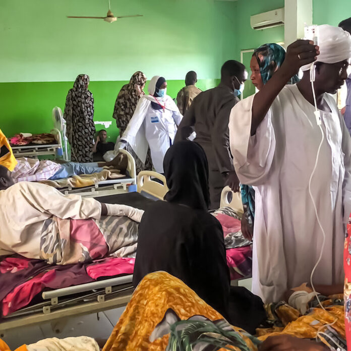 A hospital in El Fasher in Sudan’s North Darfur region. | Photo/AFP.