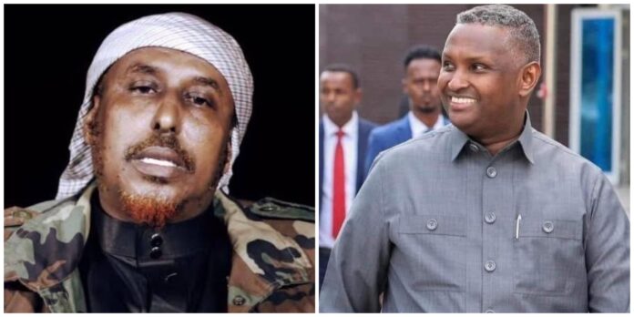 Mahad Karate [pictured left] and Mahad Salad [pictured right] share both clan and family relations raising concerns of lawmakers and Somalis amid an increasing infiltration of Al-Shabaab of the national intelligence.