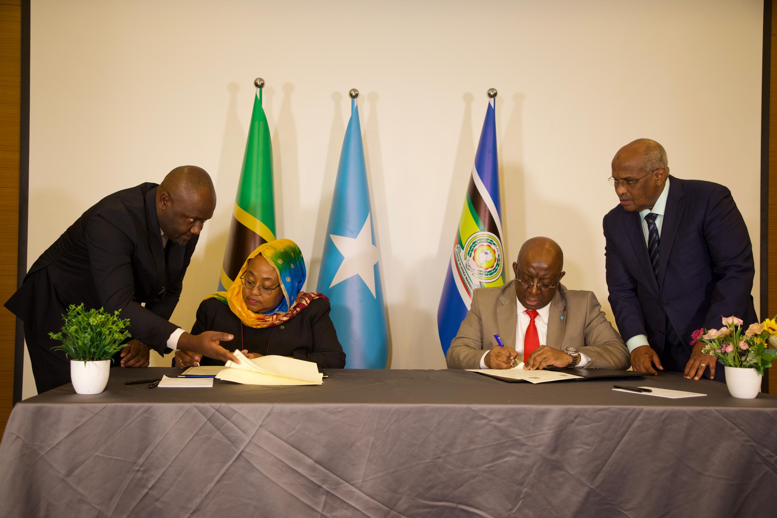 Somalia and Tanzania signed a number of collaborative agreements in Mogadishu last week.