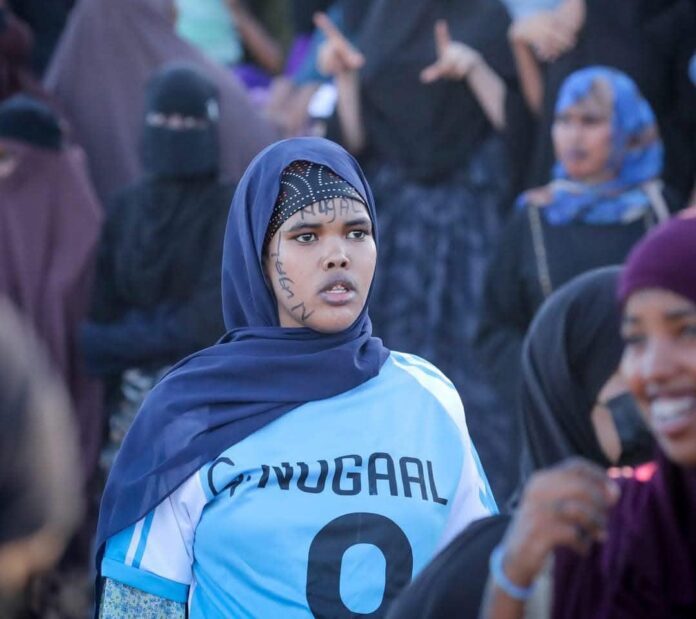 Women football fans are allowed to attend games in Puntland