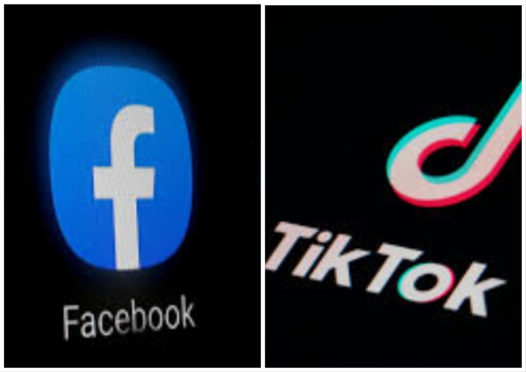 Facebook and Tiktok