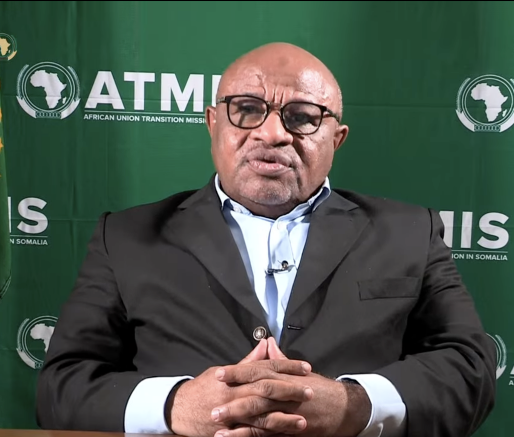 The SRCC and Head of ATMIS, Amb. Souef Mohamed El-Amine.