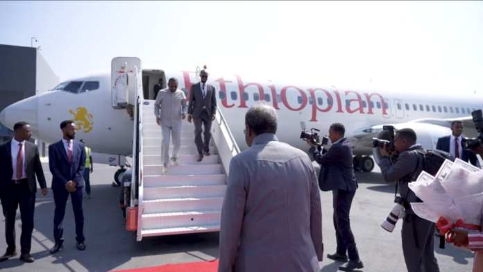 Ethiopian Prime Minister Abiy Ahmed made a brief visit to Somalia’s capital, Mogadishu, on Thursday, spending less than three hours in the city amid escalating security incidents.