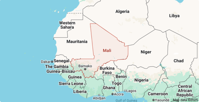 Map of Mali.