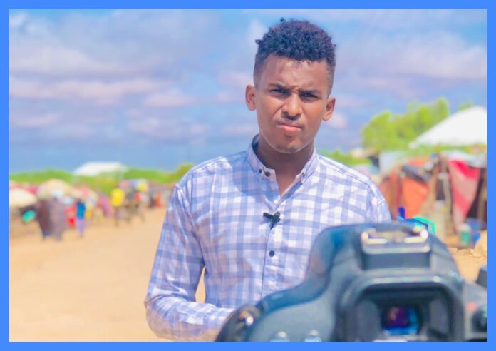 Journalist Sharif Abdi is detained without a court order by the Somali national intelligence agency (NISA) in Mogadishu since January 25. | PHOTO/Courtesy/SJS.