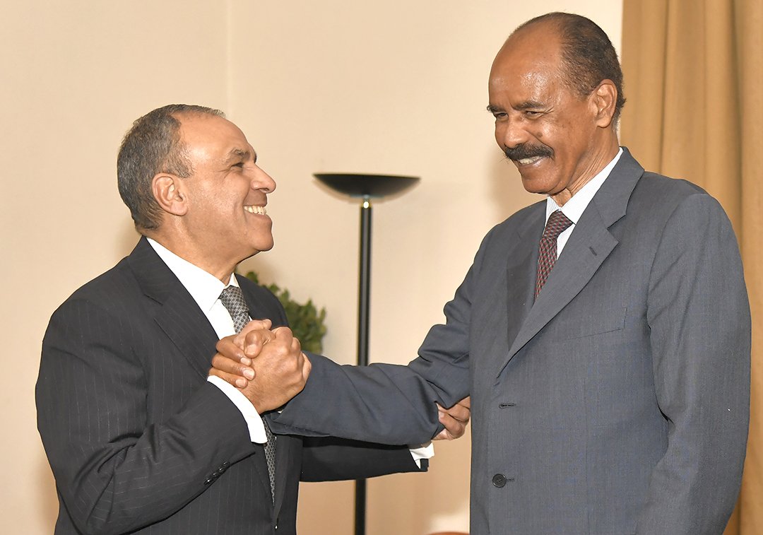 On Saturday, an Egyptian delegation led by Foreign Minister Dr. Badr Abdelatty arrived in Asmara to meet with Eritrean President Isaias Afwerki.