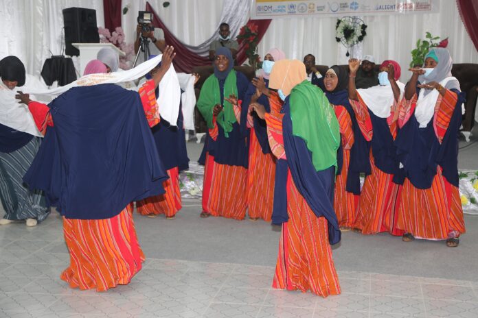 Somali women entertain the guests during an event in Baidoa. | PHOTO/ UN PHOTO.