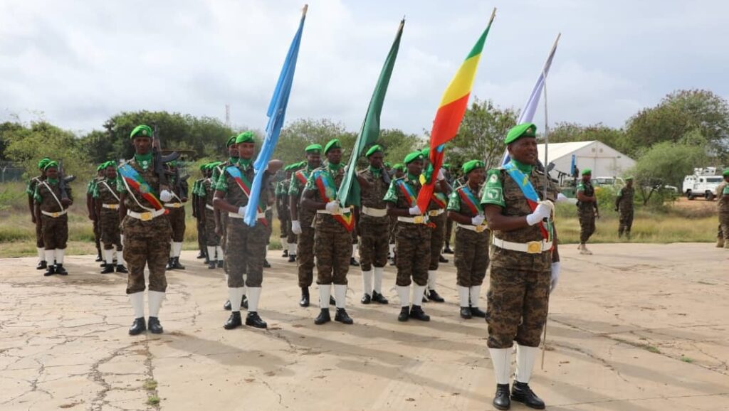 PHOTO: Ethiopian forces under the African Union mission in Somalia.