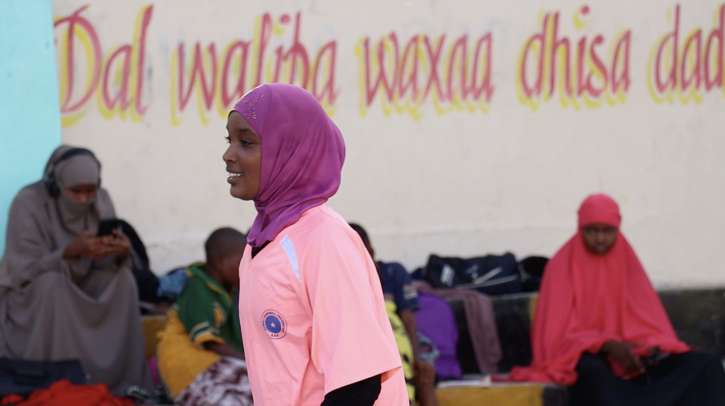 Hodan Mohamud Abdullahi, another 17-year-old player of the Somali women's handball team. Hodan Mohamud Abdullahi, another 17-year-old player of the Somali women's handball team.