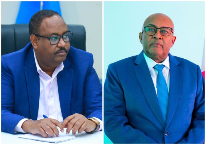 PHOTO: President of Puntland Said Deni and President of Somaliland Abdirahman Irro.