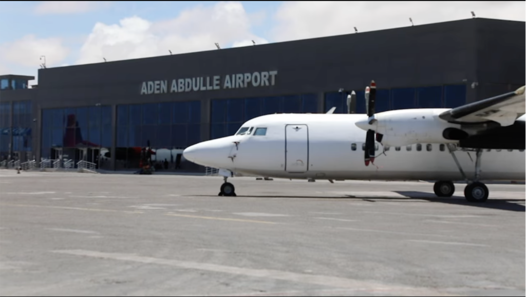 Mogadishu Aden Abdulle Airport.