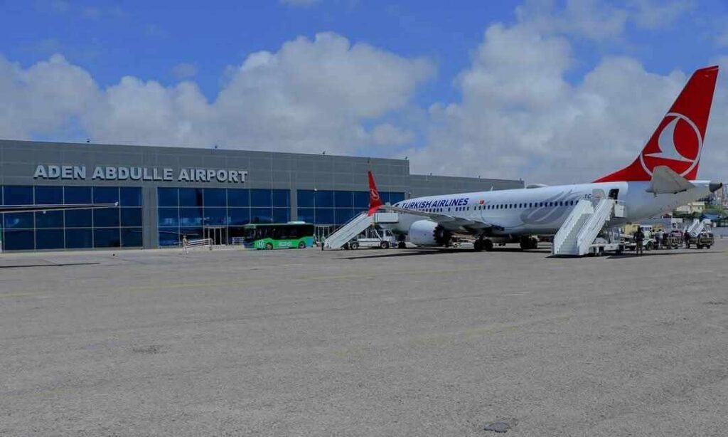 A Turkish Airlines flight en route from Istanbul to Mogadishu was forced to divert to Djibouti on Sunday after Al-Shabaab militants launched a mortar attack targeting Aden Adde International Airport in Somalia’s capital.