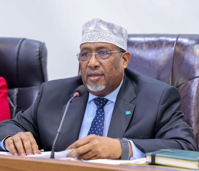 Lower House Speaker Aden Mohamed Nur 
