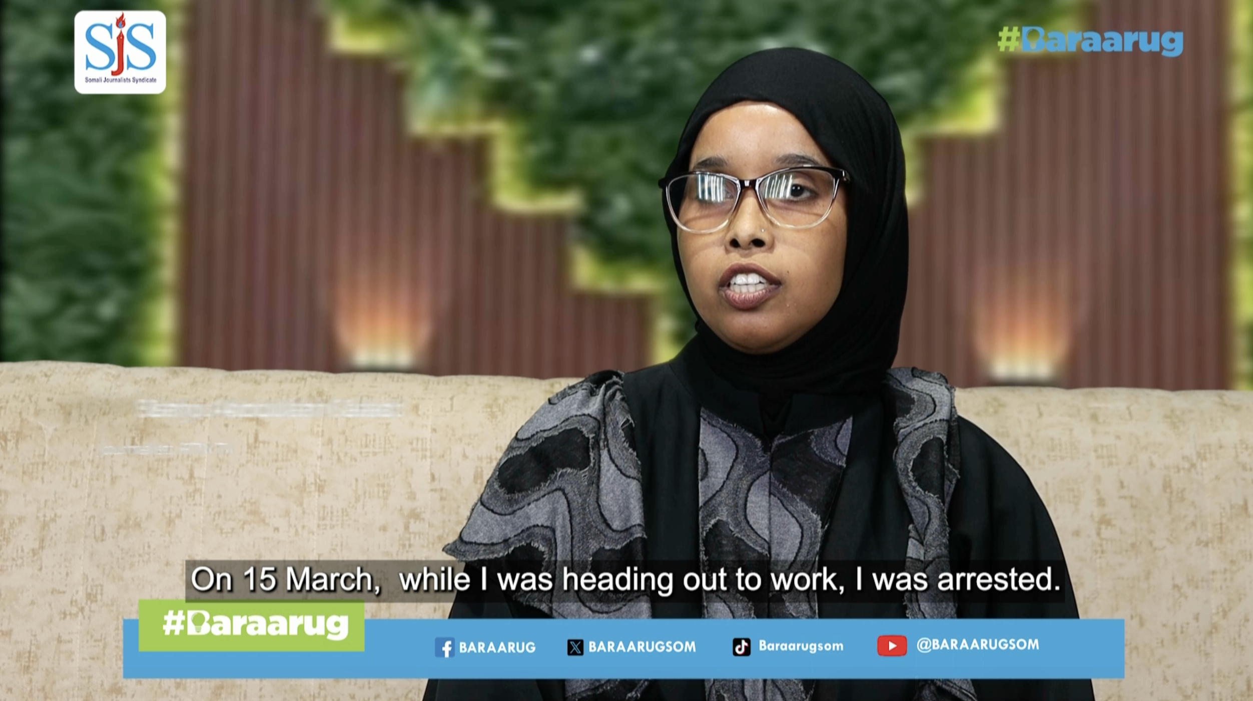 Bahjo Abdullahi Salad was arrested on March 15 after posting a video showing rubbish left on the streets by officials at the Prime Minister’s Office. Bahjo Abdullahi Salad was arrested on March 15 after posting a video showing rubbish left on the streets by officials at the Prime Minister’s Office.