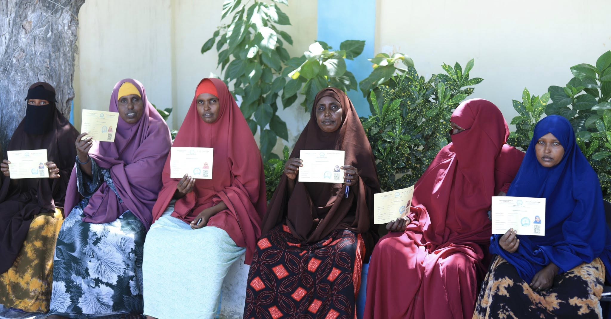 On social media, the commission frequently publishes photos of what appear to be women from IDP camps who are said to have registered, some with their faces veiled. On social media, the commission frequently publishes photos of what appear to be women from IDP camps who are said to have registered, some with their faces veiled.