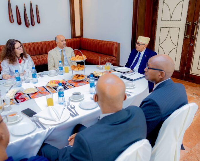 Somaliland President meets Ethiopian diplomats in Djibouti.