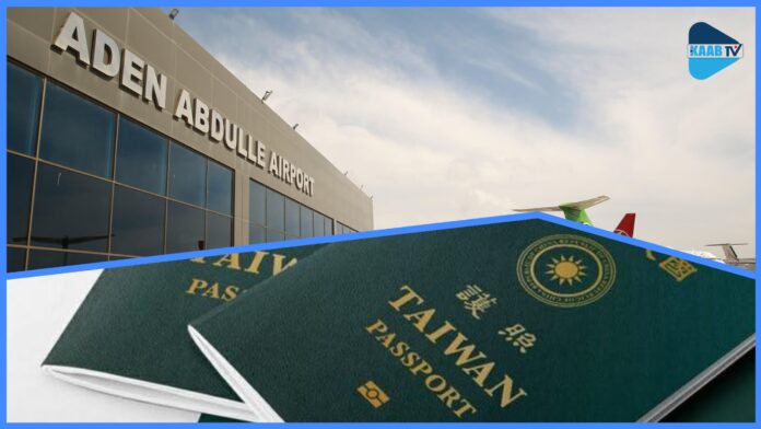 Somali government has banned the use of Taiwanese passports for entry into the country.