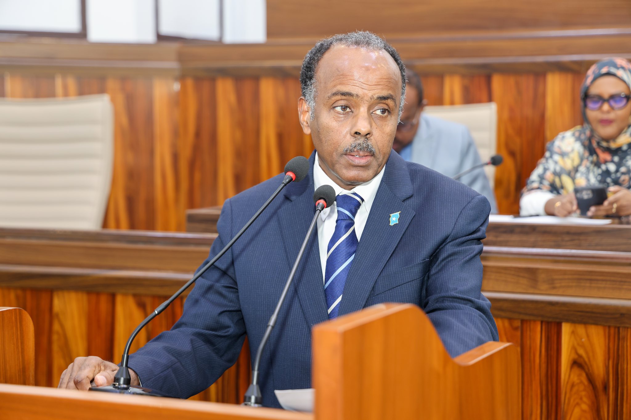 State Minister for Foreign Affairs of the Somalia Federal Government, Ali Omar. State Minister for Foreign Affairs of the Somalia Federal Government, Ali Omar.