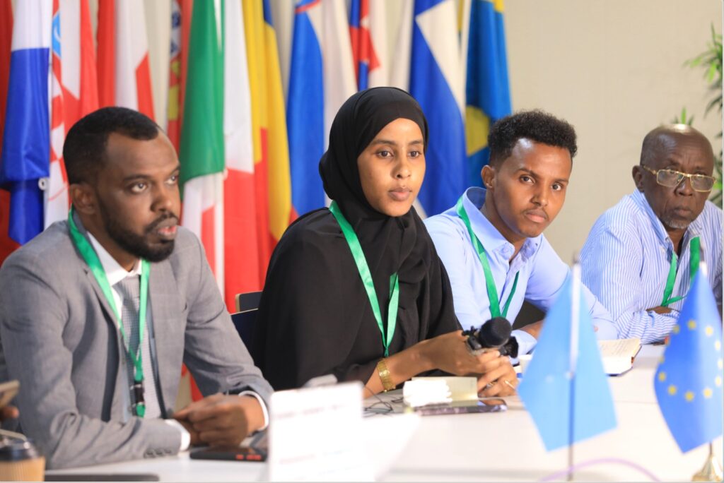 Press freedom organizations convened today in Mogadishu with members of the international diplomatic community to raise urgent concerns about the worsening state of freedom of expression in Somalia. | PHOTO/ SJS.