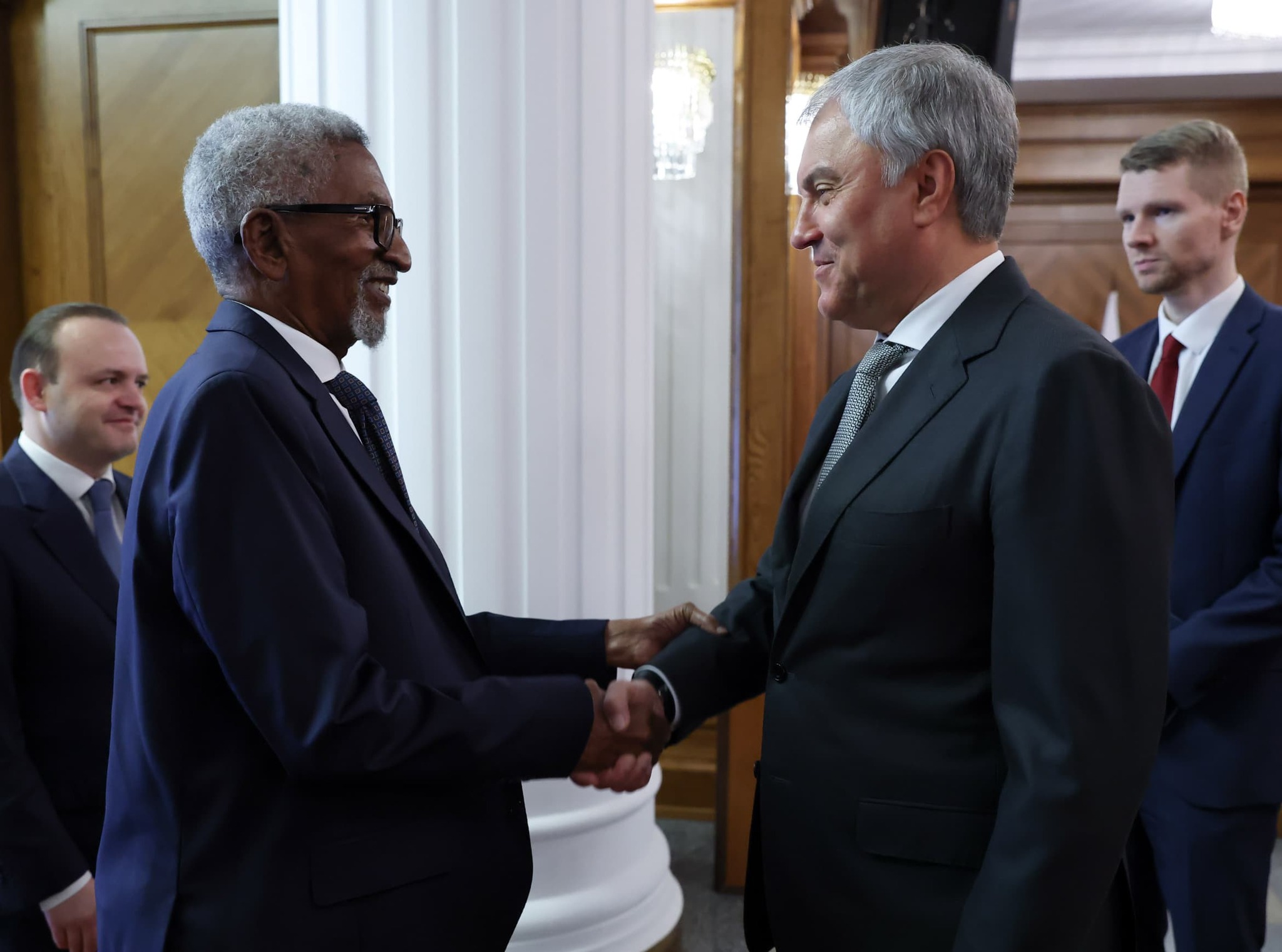 The man hosting Speaker Abdullahi in Moscow, Vyacheslav Volodin, is more than just a parliamentary leader. | PHOTO/ Official. The man hosting Speaker Abdullahi in Moscow, Vyacheslav Volodin, is more than just a parliamentary leader. | PHOTO/ Official.