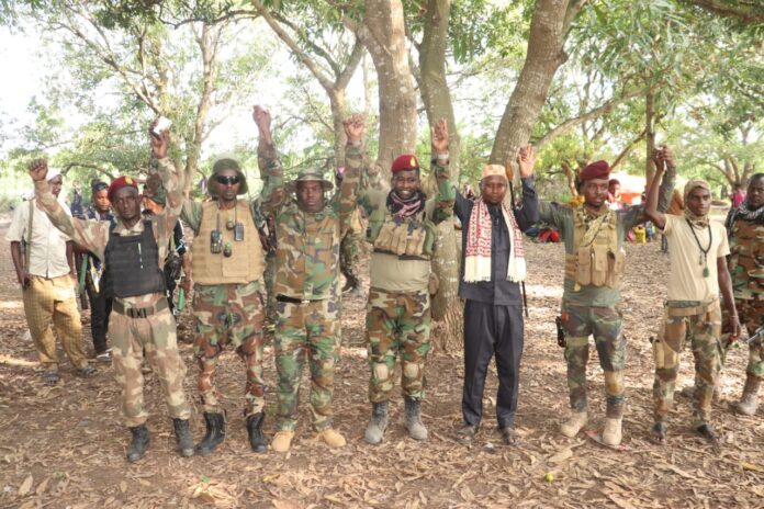 The surrendering fighters were reportedly part of the Afjar Brigade in Middle Shabelle.