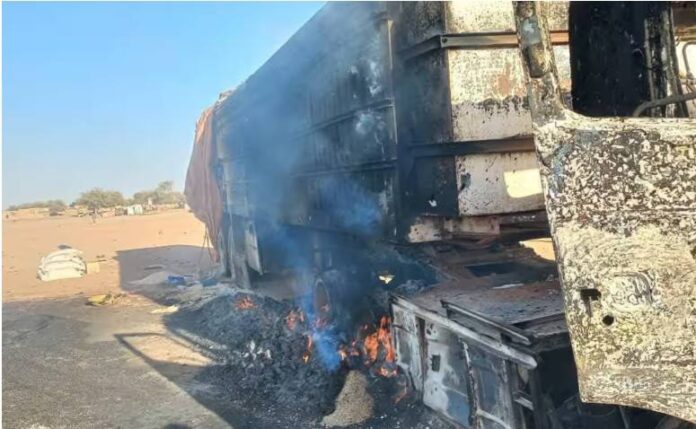 Five UN aid workers killed and trucks burnt down in Sudan Tuesday.