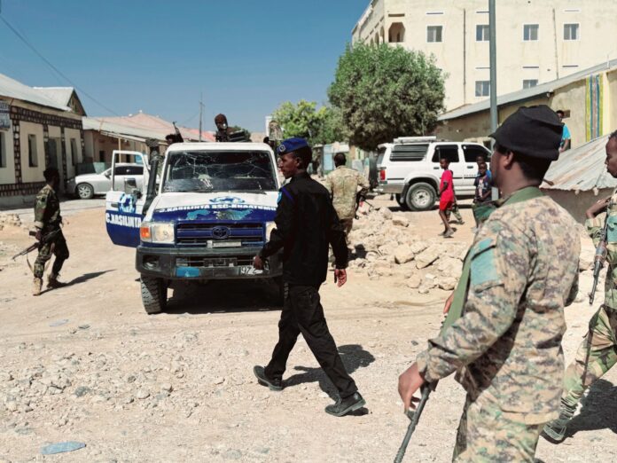FILE PHOTO: Laascaanood police in the newly formed SSC-Khaatumo administration.