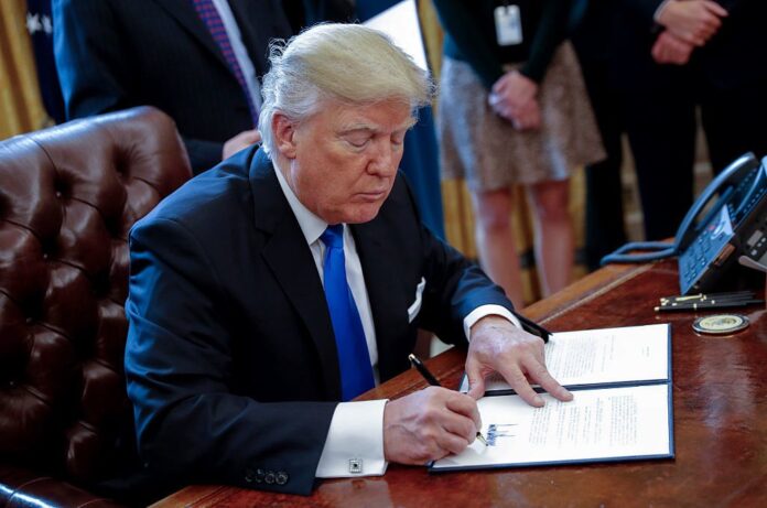 President Donald Trump on Wednesday resurrected a hallmark policy of his first term, announcing that citizens of 12 countries, including Somalia, would be banned from visiting the United States.