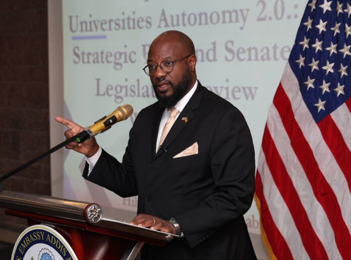 U.S. Ambassador to Ethiopia Ervin Massinga.