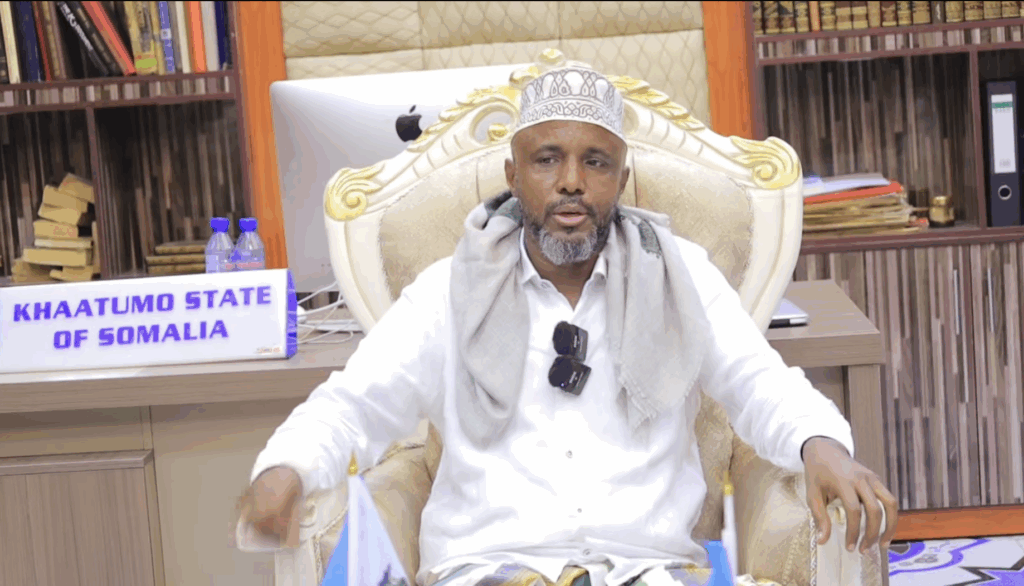 The Supreme Traditional Leader of the Dhulbahante clan in SSC-Khaatumo, Garaad Jaamac Garaad Ali.