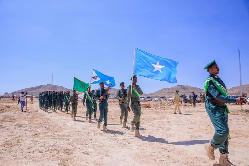 FILE PHOTO: Police in Laascaanood.