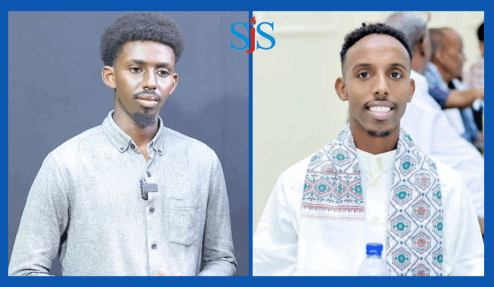 Abukar Mohamed Keynan of Radio Risaala and TV (left), and Mowlid Osman of Shabelle (right). | PHOTO/SJS/ Combined.