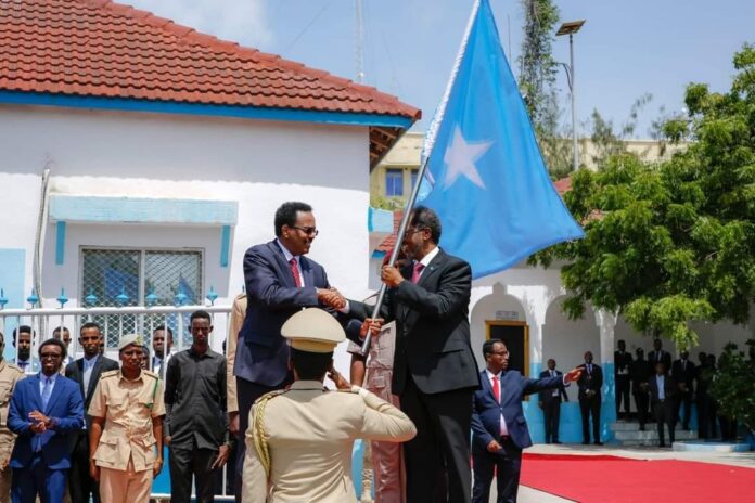 Following May 2022 election, President Mohamed Abdullahi Farmaajo handed over office to Hassan Sheikh Mohamud.