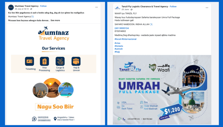 Traffickers even openly advertise their services on social media, promising 'urgent visa issuance' and 'comfortable travel'.