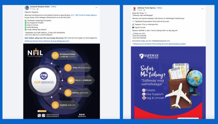 Traffickers even openly advertise their services on social media, promising 'urgent visa issuance' and 'comfortable travel'.