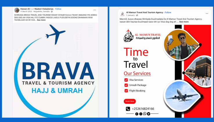 Traffickers even openly advertise their services on social media, promising 'urgent visa issuance' and 'comfortable travel'.