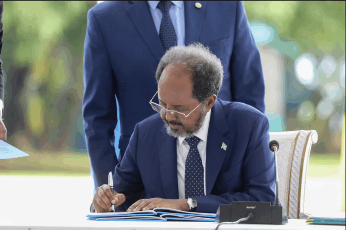 Hassan Sheikh Mohamud who co-founded SIMAD University and re-entered the presidency in May 2022.