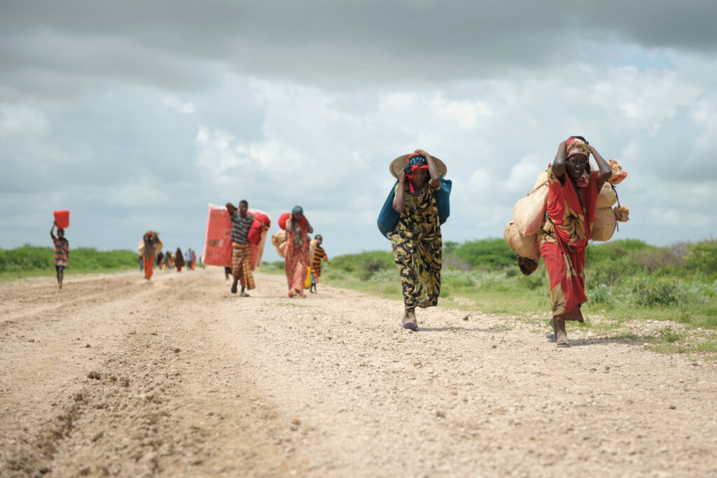 Somali women displaced. | PHOTO/ UN.