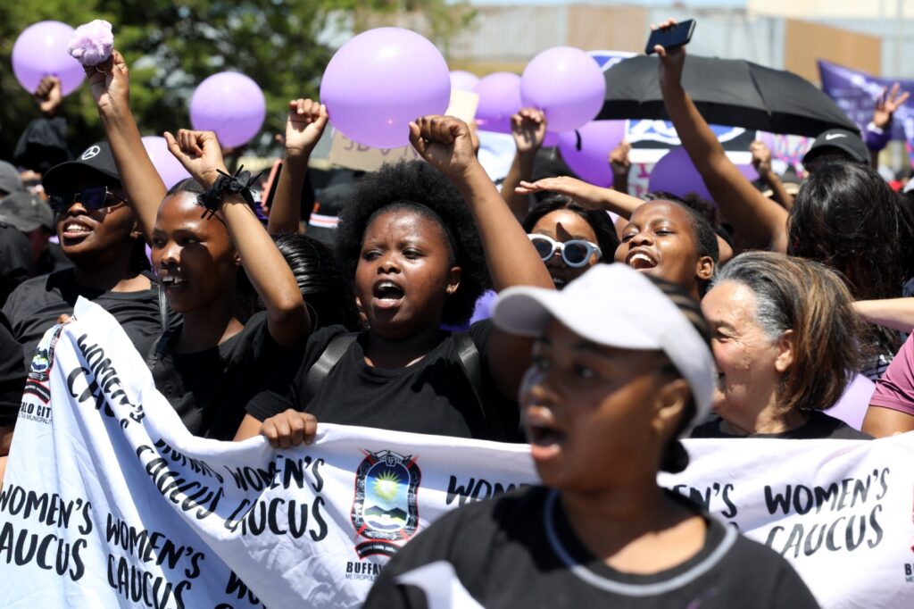 Women for Change protests in South Africa. | PHOTO FACEBOOK.