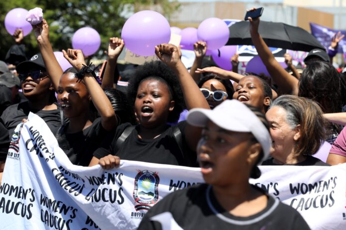 Women for Change protests in South Africa. | PHOTO FACEBOOK.