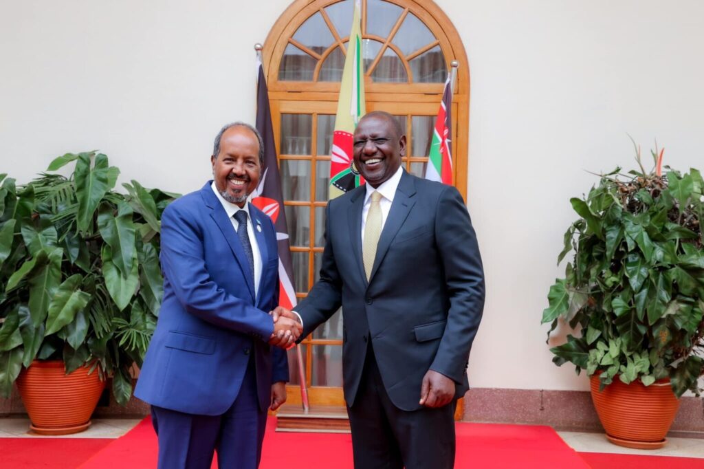 Somali President meets with Kenyan President and Ethiopian PM