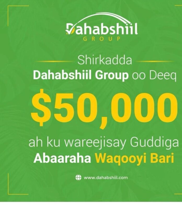 Dahabshiil Donates $50,000 to Support Drought Relief in Somalia’s North East