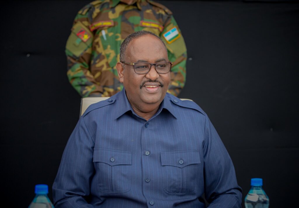 Puntland State leader, Sa'id Abdullahi Deni during an Iftar meeting in Mogadishu on Saturday night, 21 Feb 2026. | PHOTO/OFFICIAL.