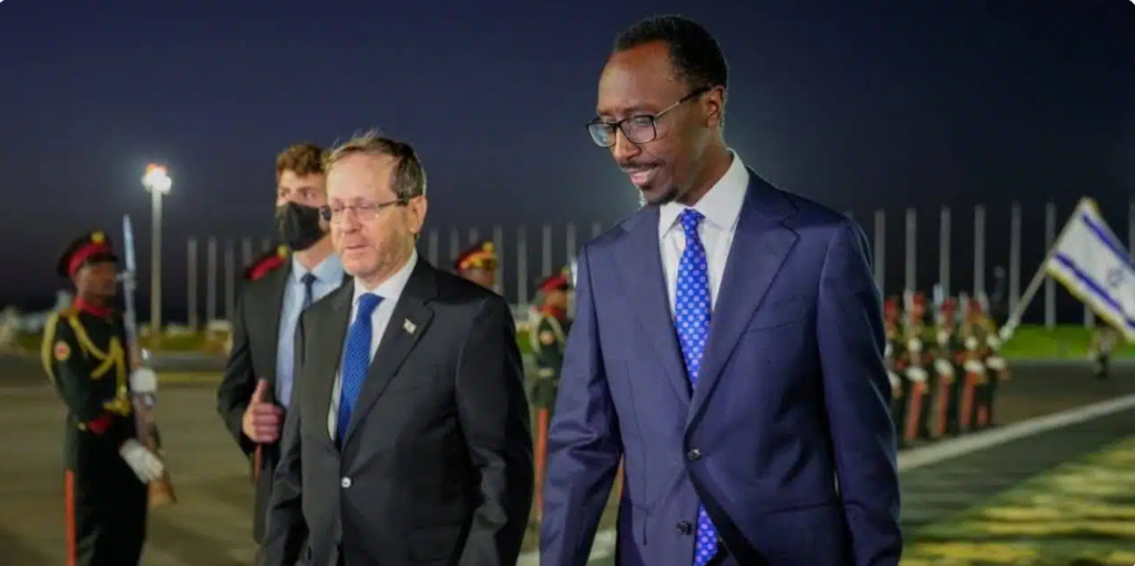 Israeli President Begins Official Visit to Ethiopia
