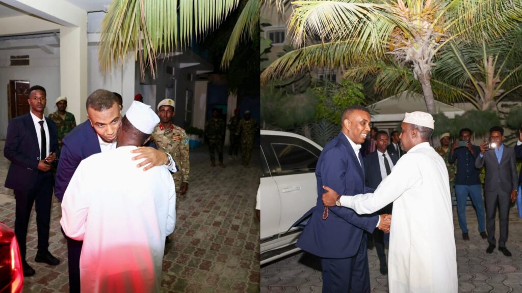 PM Hamse Holds High-Level Talks with Sheikh Shariif and Rooble