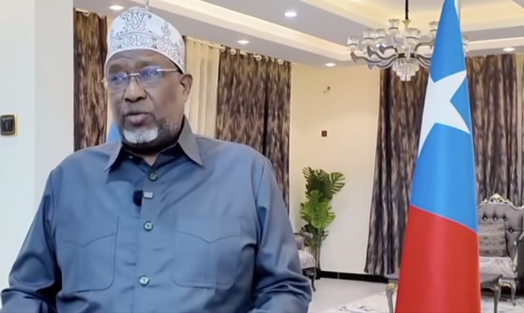 Aden Mohamed Nur Madobe, Speaker of the Somali Federal Parliament's lower house.