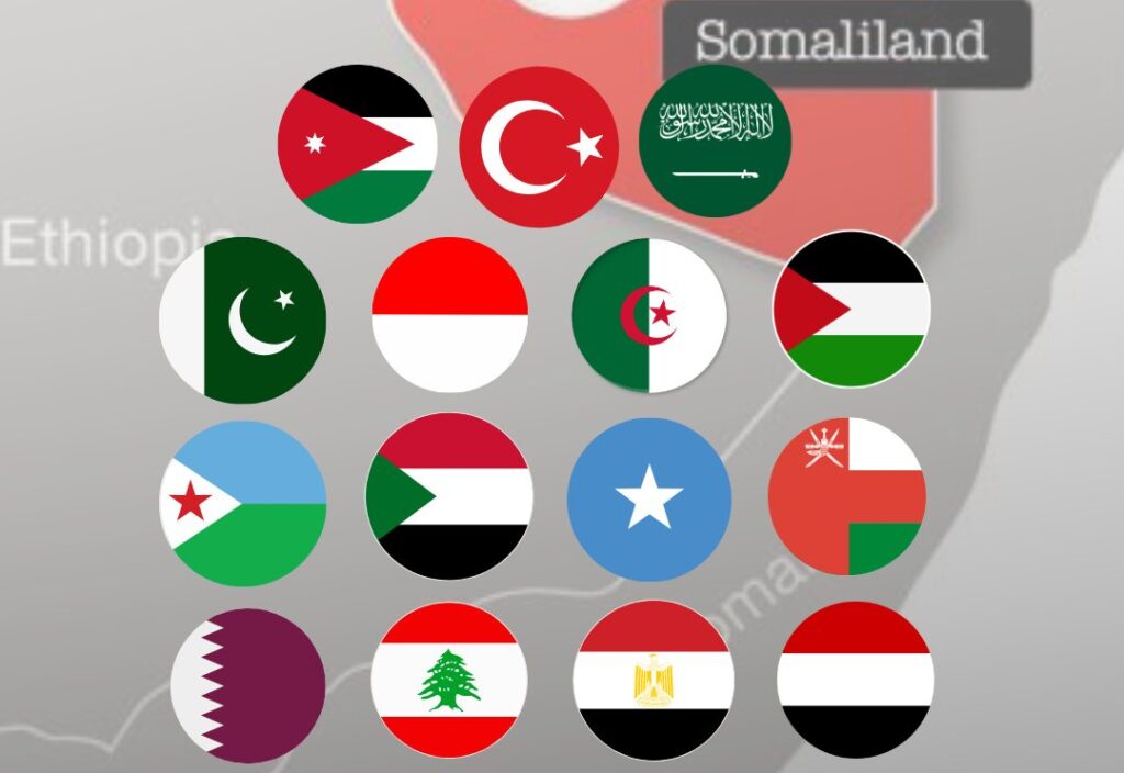 15 Arab and Muslim Nations Reject Somaliland’s Proposed Embassy Plan for Jerusalem