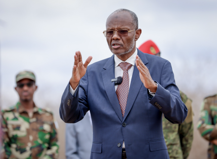 The ousted president of Somalia’s Southwest State, Abdiaziz Hassan Mohamed Laftagareen.